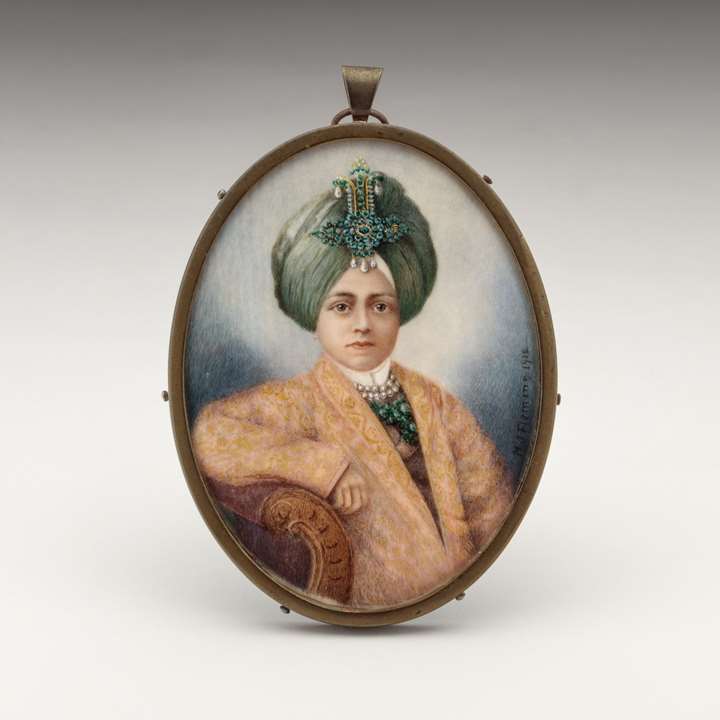 Miniature Portrait of an Indian prince